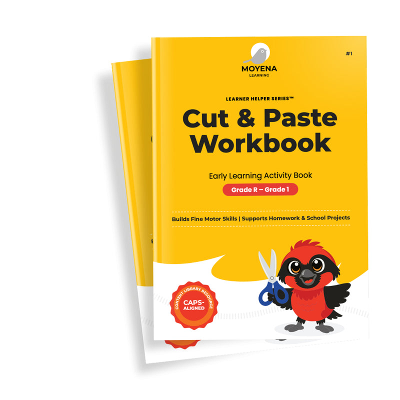 Cut & Paste Workbook #1 — Physical Workbook | Grade R–Grade 1