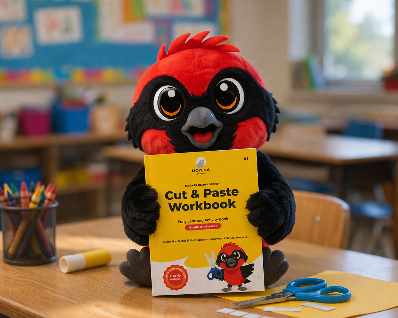 Cut & Paste Workbook #1 — Digital PDF | Grade R–Grade 1